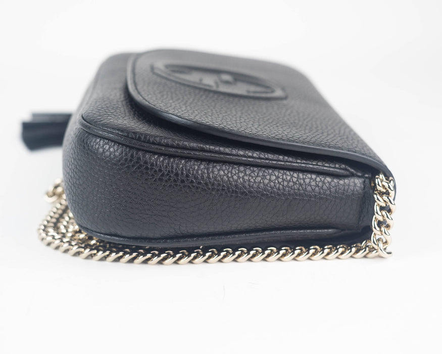 Gucci Soho Chain Medium Crossbody in Black