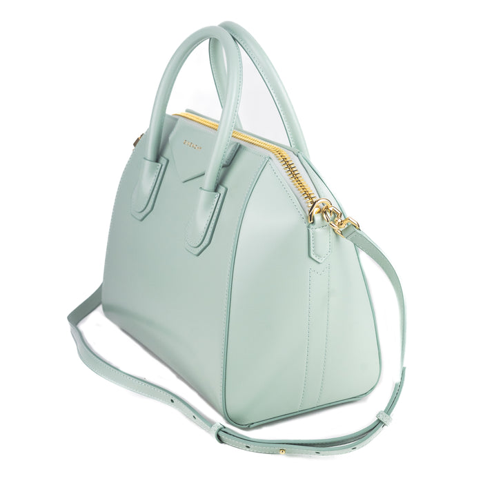 Givenchy Antigona Small Leather Bag in Celadon