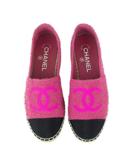 Chanel Fabric Fuchsia Espadrilles