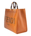 Fendi Large Sunshine Shopper Bag in Brown Leather