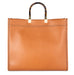 Fendi Large Sunshine Shopper Bag in Brown Leather
