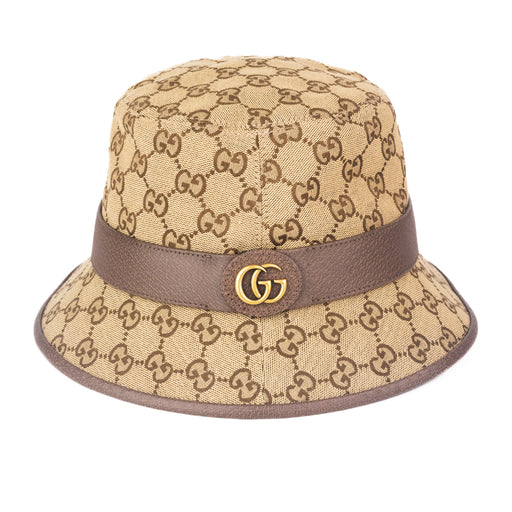 Gucci GG Canvas Bucket Hat in Brown