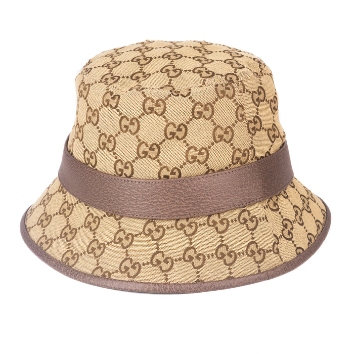 Gucci GG Canvas Bucket Hat in Brown