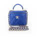 Chanel Small Vanity With Chain in Blue