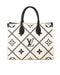 Louis Vuitton Monogram On The Go MM in Cream