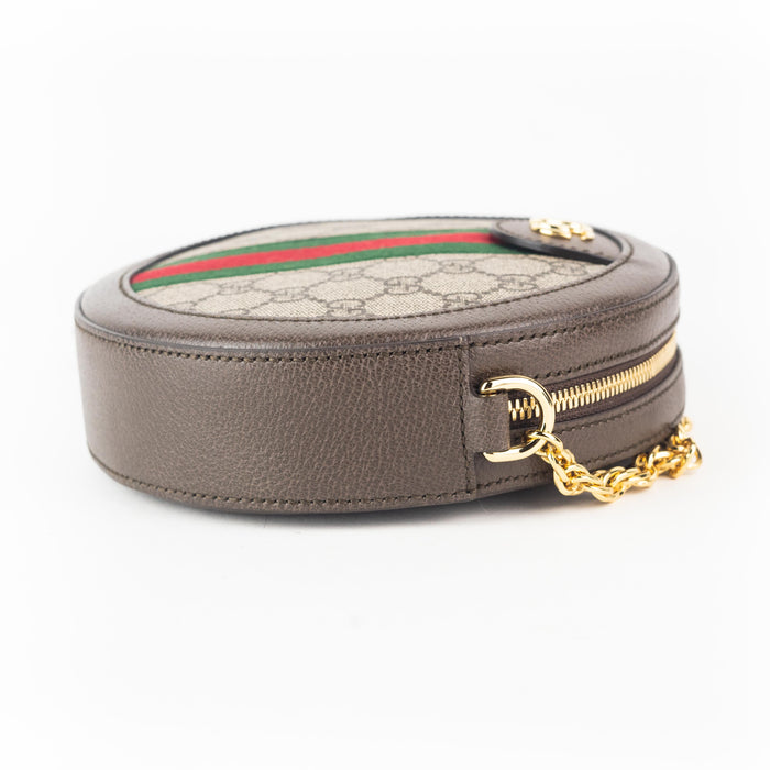 Gucci GG Supreme Round Mini Ophidia Shoulder Bag