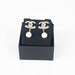 Chanel Glass Pearls and Resin Crystal Gold Earrings