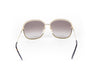 Gucci Gold Glitter Sunglasses with Gradient Lenses