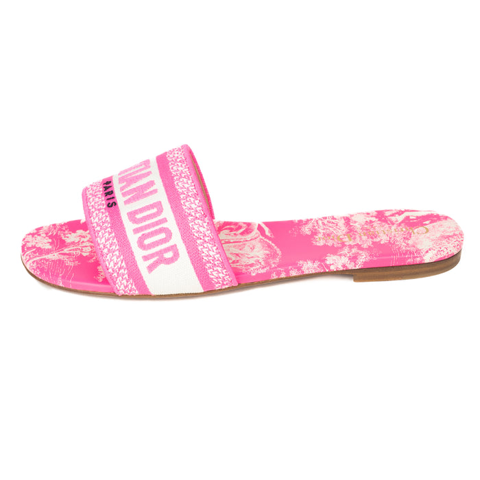 Dior Dway Slides in Fuschia