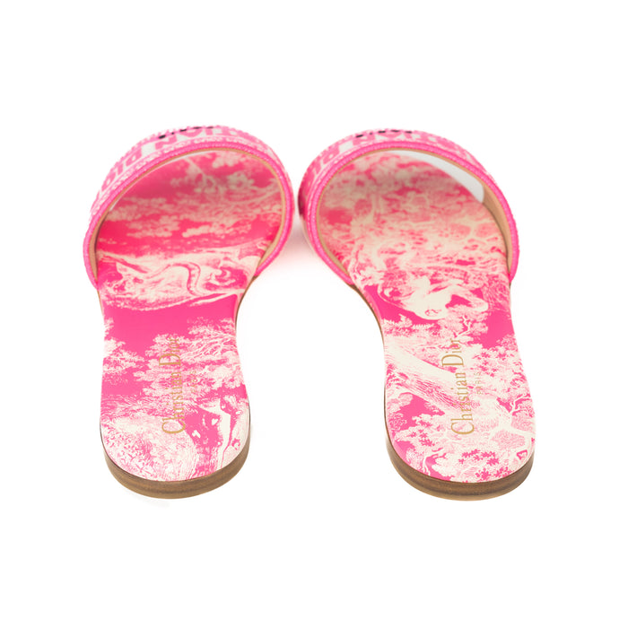Dior Dway Slides in Fuschia