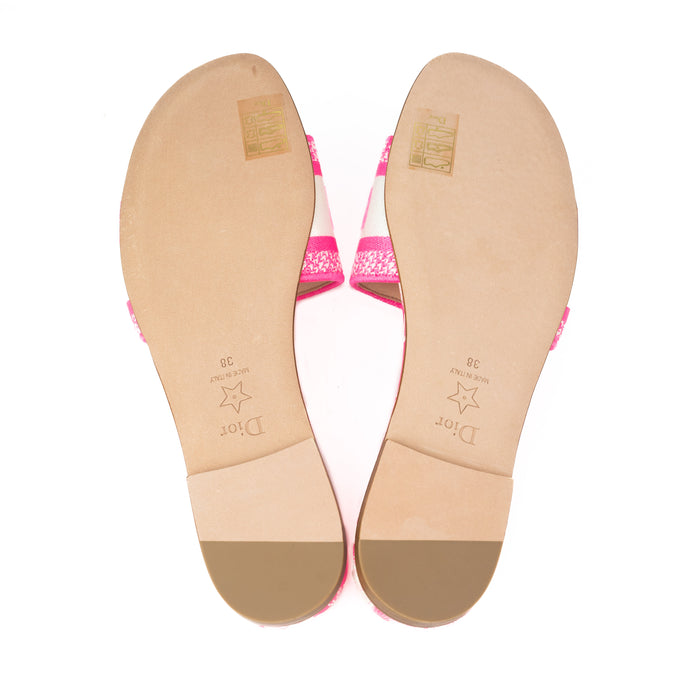 Dior Dway Slides in Fuschia