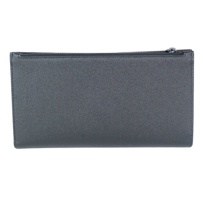 Saint Laurent Large Uptown Wallet in all Black