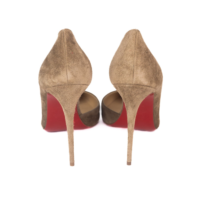 Christian Louboutin Iriza Veau in Velour Cappuccino