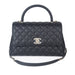 Chanel Medium Caviar Quilted Coco Top Handle Flap bag