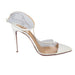 Christian Louboutin Nosy PVC and Patent Leather Pump in Latte