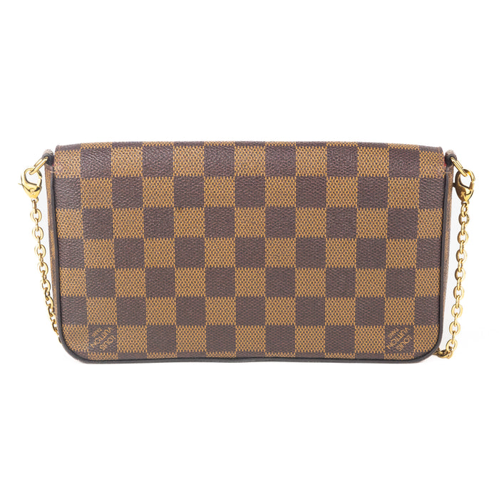 Louis Vuitton Félicie Pochette in Damier Ebene