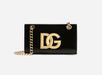 Dolce & Gabbana Polished Calfskin 3.5 Phone Bag in Black