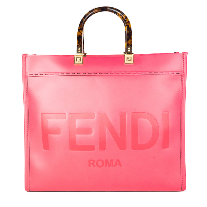 Fendi Medium Sunshine Tote in Fucshia