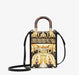 Fendace Printed FF Leather Mini Sunshine Shopper Bag