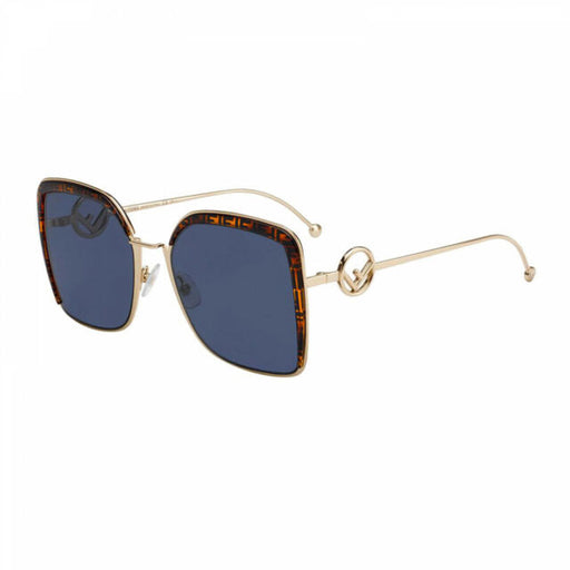Fendi FF Blue Lense Sunglasses