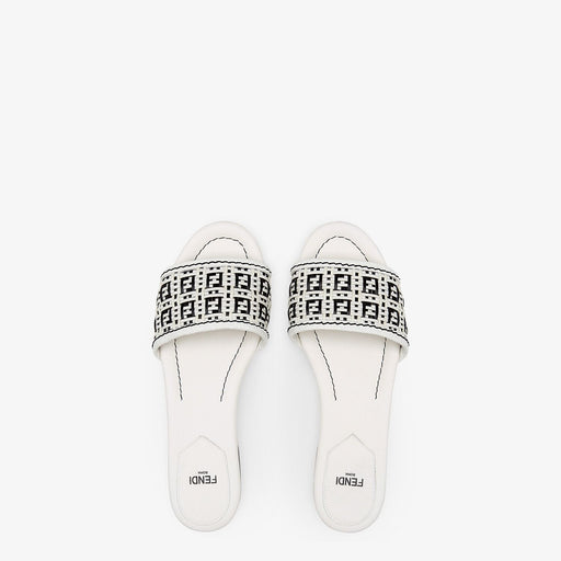 Fendi FF Interlace Sandals