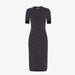 Fendi Grey FF Motif Fabric Dress