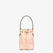 Fendi Mon Tresor Pale Pink Leather Mini Bucket Bag