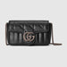 Gucci GG Marmont Super Mini Bag in Black Leather