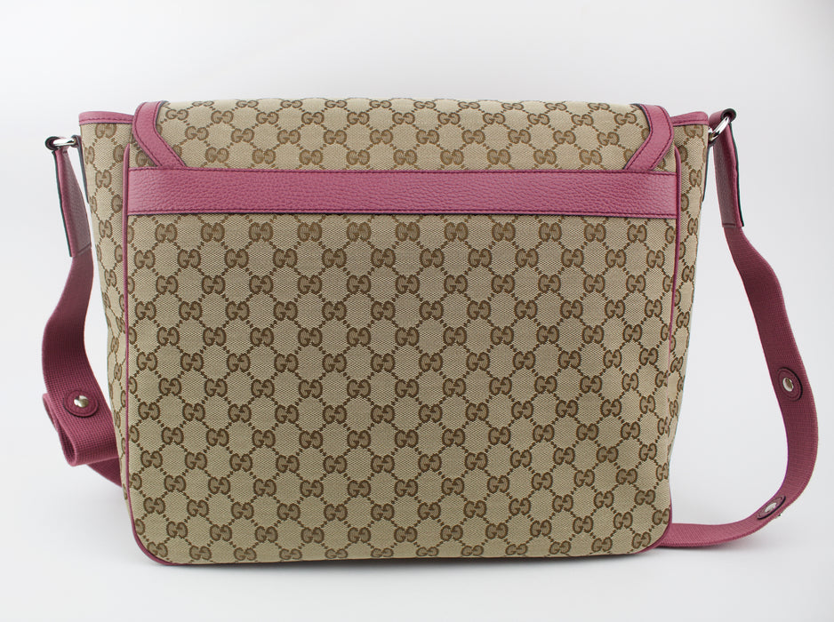 GUCCI GG CANVAS DIAPER BAG