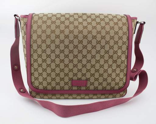 GUCCI GG CANVAS DIAPER BAG