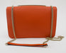 GUCCI MEDIUM INTERLOCKING G SHOULDER BAG ORANGE.