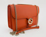 GUCCI MEDIUM INTERLOCKING G SHOULDER BAG ORANGE.