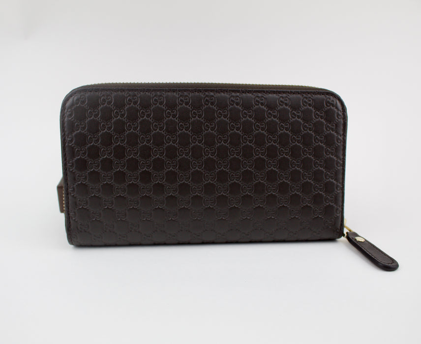 GUCCI MICROGUCCISSIMA ZIP AROUND WALLET