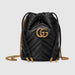 Gucci GG Marmont Mini Bucket Bag in Black