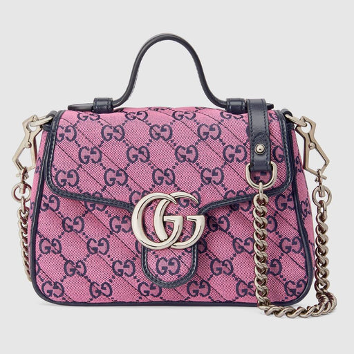 Gucci GG Marmont Multicolor Mini Top Handle Bag