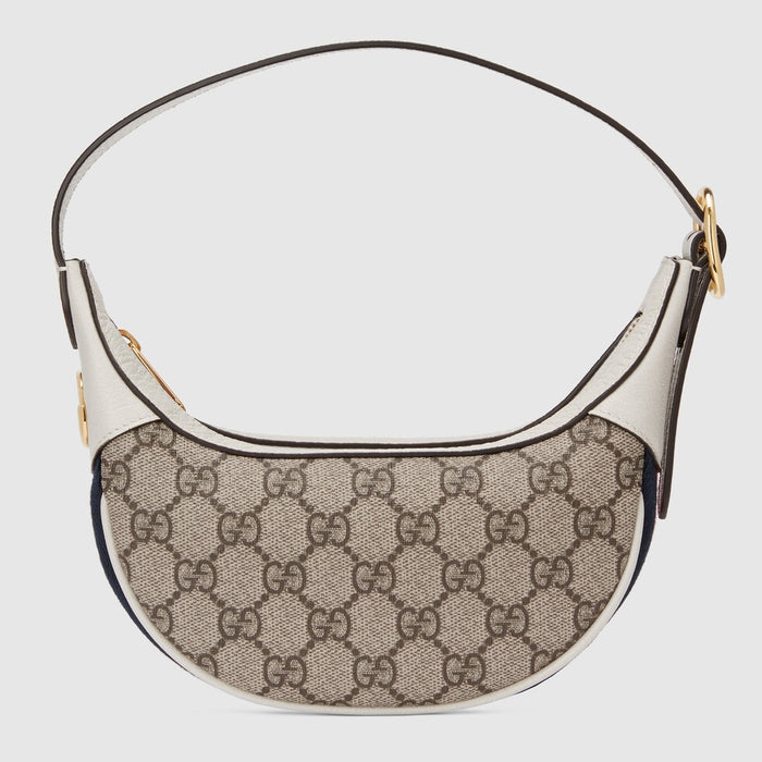 Gucci Ophidia GG Supreme Mini Bag in White