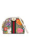 Gucci Ophidia Small Flora Dome Shoulder Bag in White