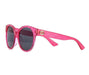 Gucci Round-Frame Fuchsia Glitter Sunglasses
