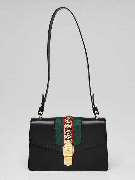 Gucci Small Sylvie Bag in Black