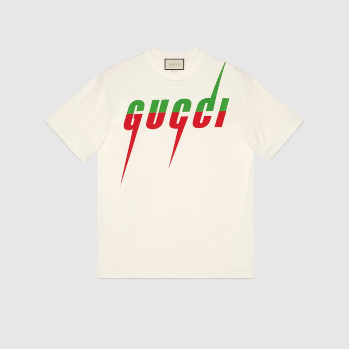 Gucci T-Shirt with Gucci Blade Print