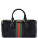 Gucci Ophidia Suede and Leather Top Handle Web Bag