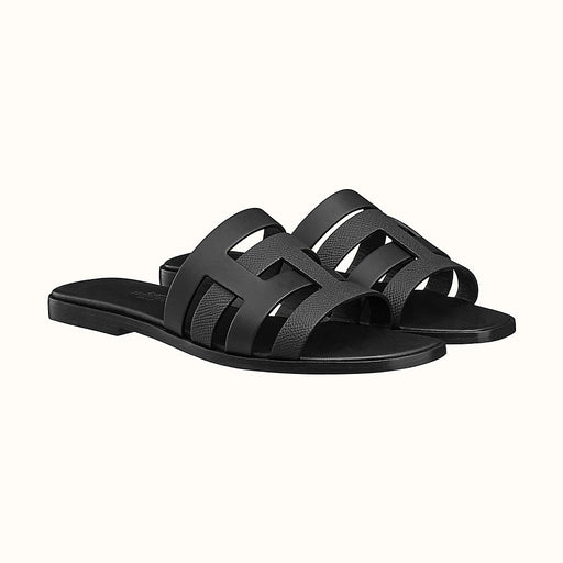 Hermes Amore Sandals in Black