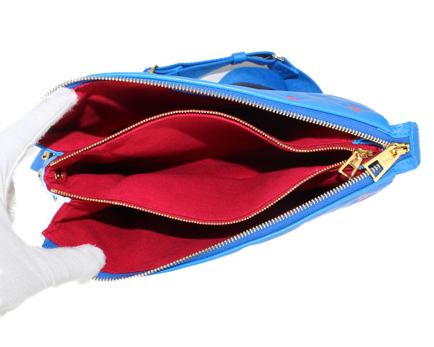 Louis Vuitton Coussin PM Blue and Red
