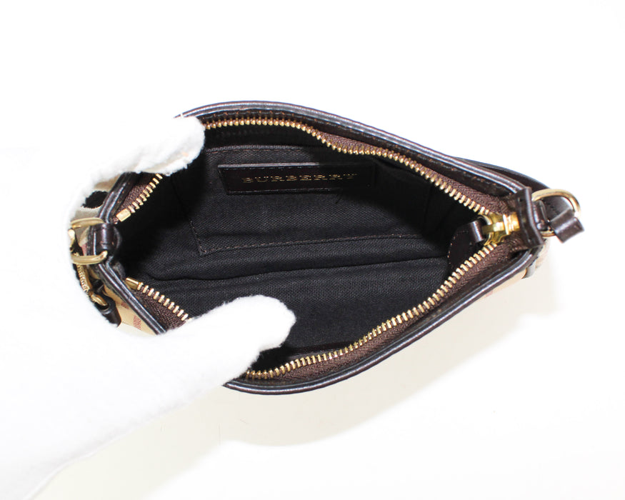 Burberry Haymarket Check PVC Aston Shoulder Bag