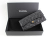 CHANEL CLASSIC CAVIAR FLAP WALLET - LuxurySnob