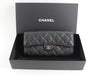 CHANEL CLASSIC CAVIAR FLAP WALLET - LuxurySnob