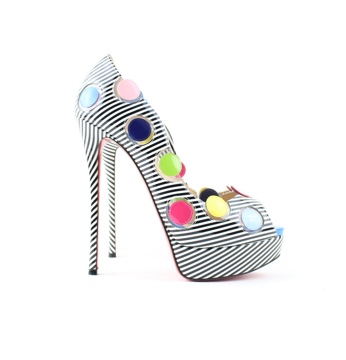 CHRISTIAN LOUBOUTIN LADY BUG 150mm SIZE 38 - LuxurySnob