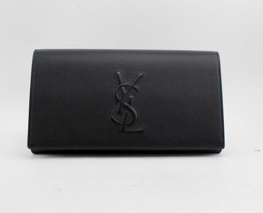 YVES SAINT LAURENT BELLE DE JOUR LEATHER CLUTCH - LuxurySnob