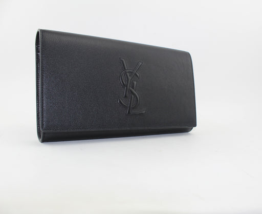 YVES SAINT LAURENT BELLE DE JOUR LEATHER CLUTCH - LuxurySnob