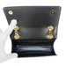 Dolce & Gabbana Polished Calfskin 3.5 Phone Bag in Black